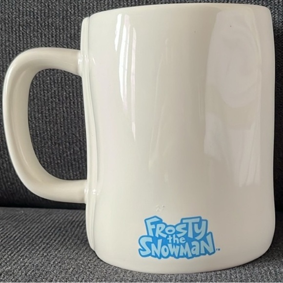 NEW Rae Dunn White Ceramic Mug - Frosty Design - Picture 2 of 4